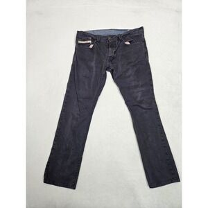 Vtg Diesel Thanaz-A Slim Skinny Stretch Men's Navy DENIM 00CVM W34 L30